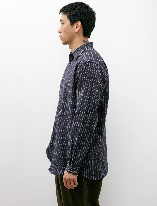 Striped Cotton Linen Shirt