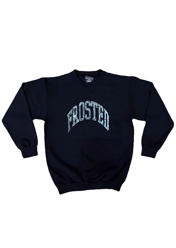 Frosted Vintage Uni Logo Crewneck