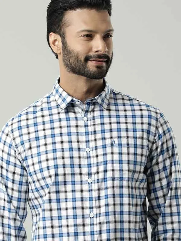 Men Checked Full Sleeve Cotton Shirt