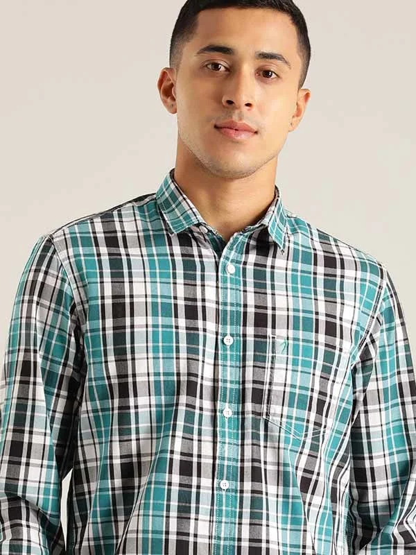 Men Checked Full Sleeve Cotton Shirt