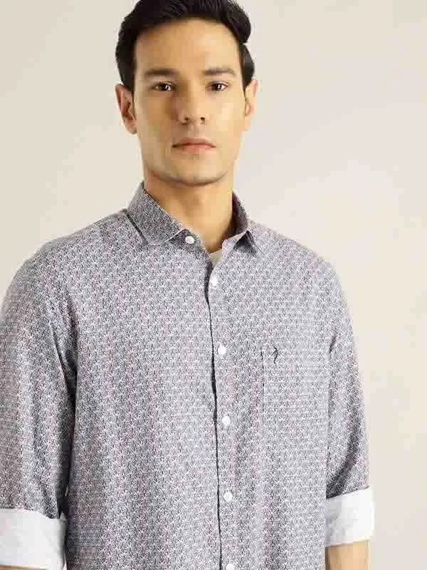 Men Printed Full Sleeve Cotton Blend Shirt