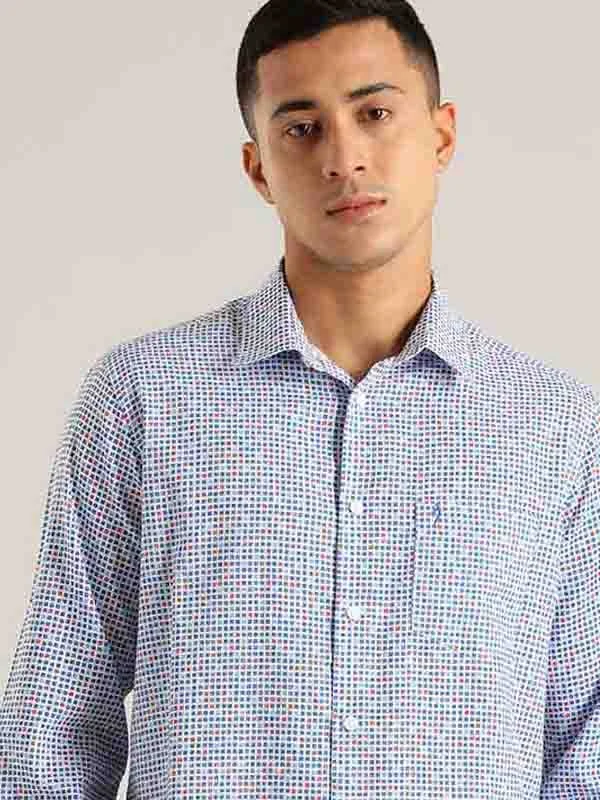 Men Printed Full Sleeve Cotton Blend Shirt