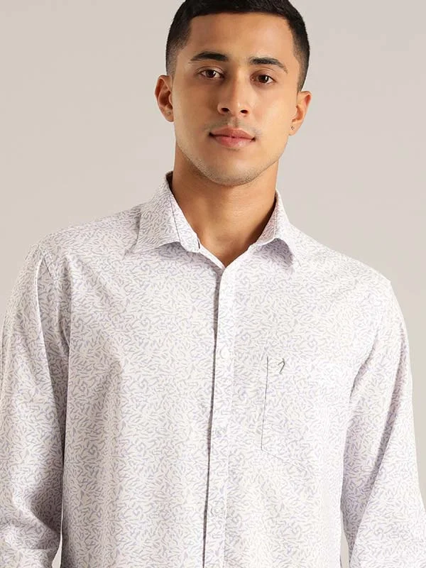 Men Printed Full Sleeve Cotton Blend Shirt