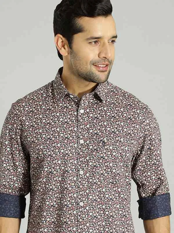 Men Printed Full Sleeve Cotton Blend Shirt