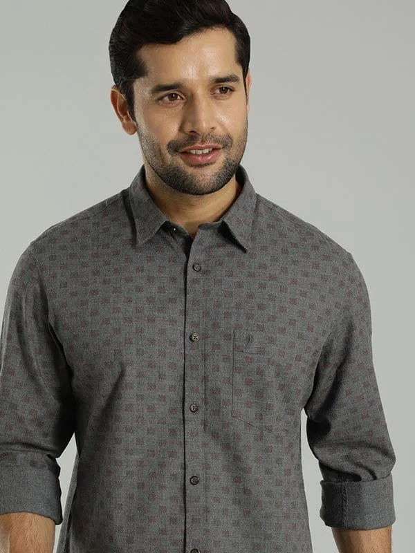 Men Printed Full Sleeve Cotton Shirt