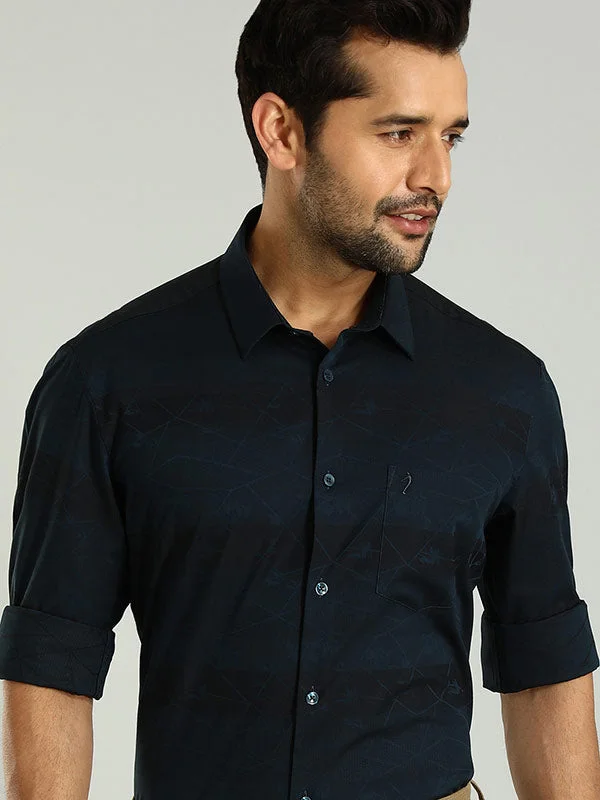 Men Printed Full Sleeve Cotton Shirt