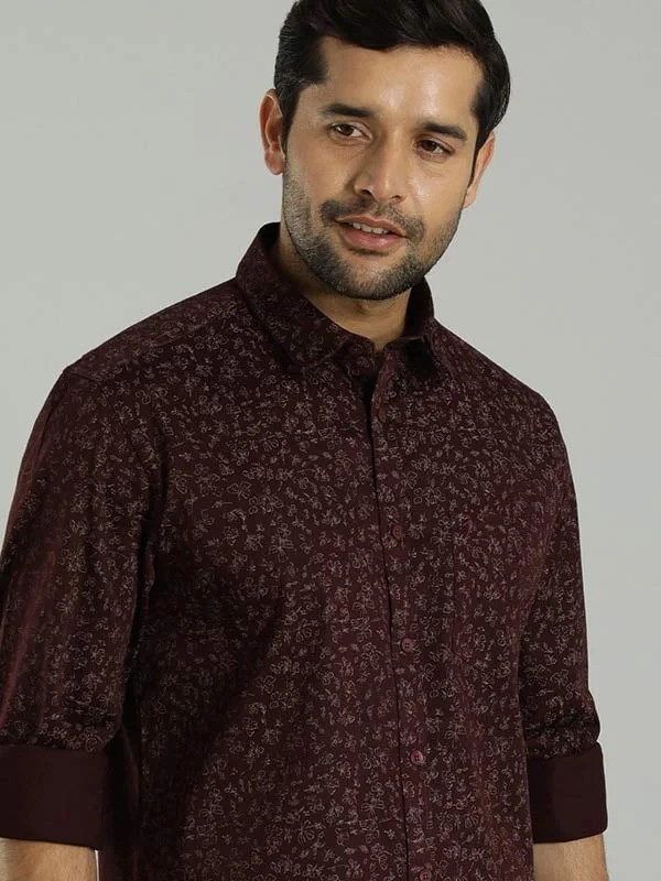 Men Printed Full Sleeve Cotton Shirt