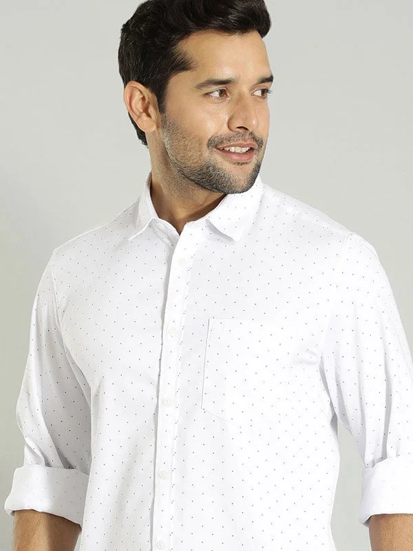 Men Printed Full Sleeve Cotton Shirt