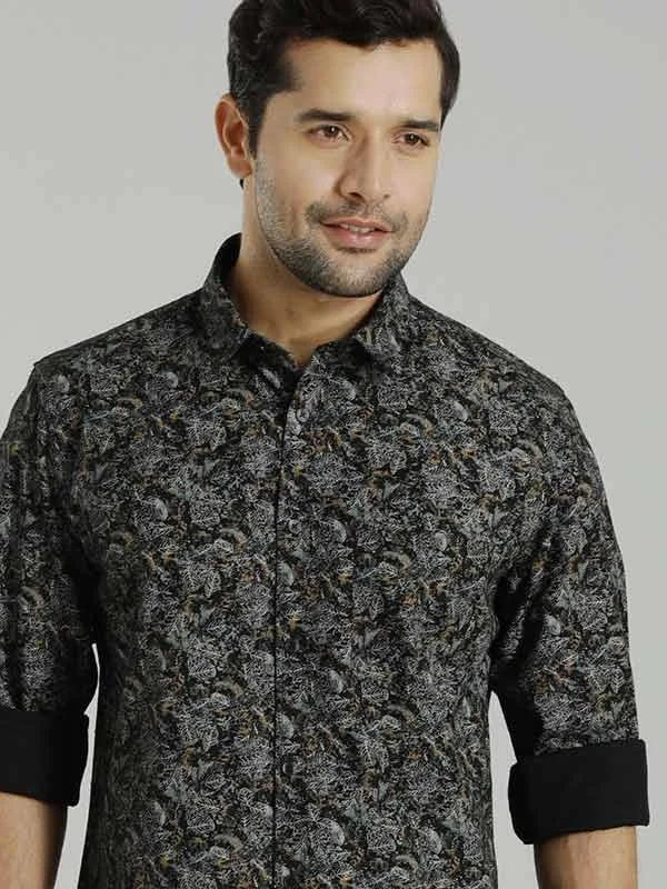 Men Printed Full Sleeve Cotton Shirt