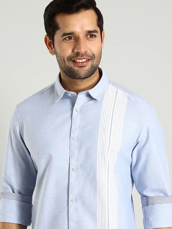 Men Striped Full Sleeve Cotton Shirt