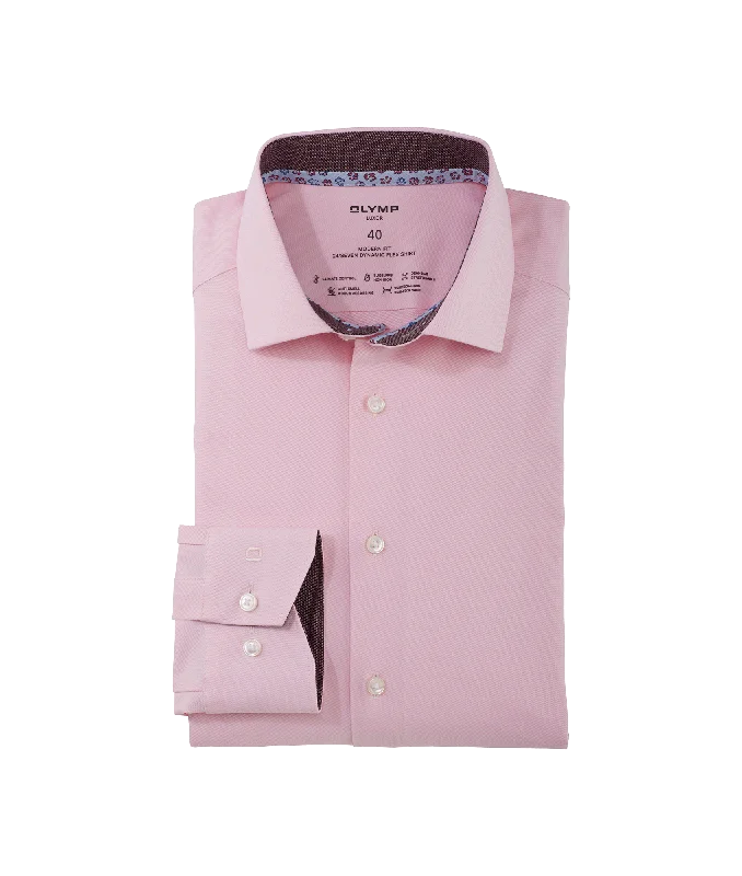 Luxor 24/Seven Business Shirt - Modern Fit - Global Kent - Pink