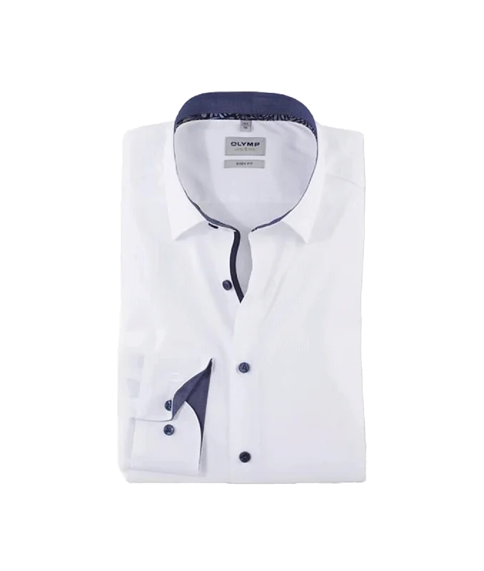 Body Fit Business Shirt - White