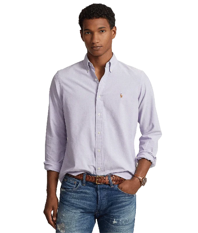 Custom Fit Oxford Shirt - Purple