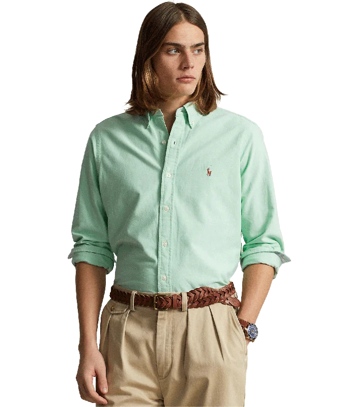 Custom Fit Oxford Shirt - Green