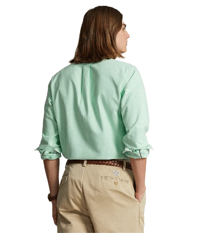 Custom Fit Oxford Shirt - Green