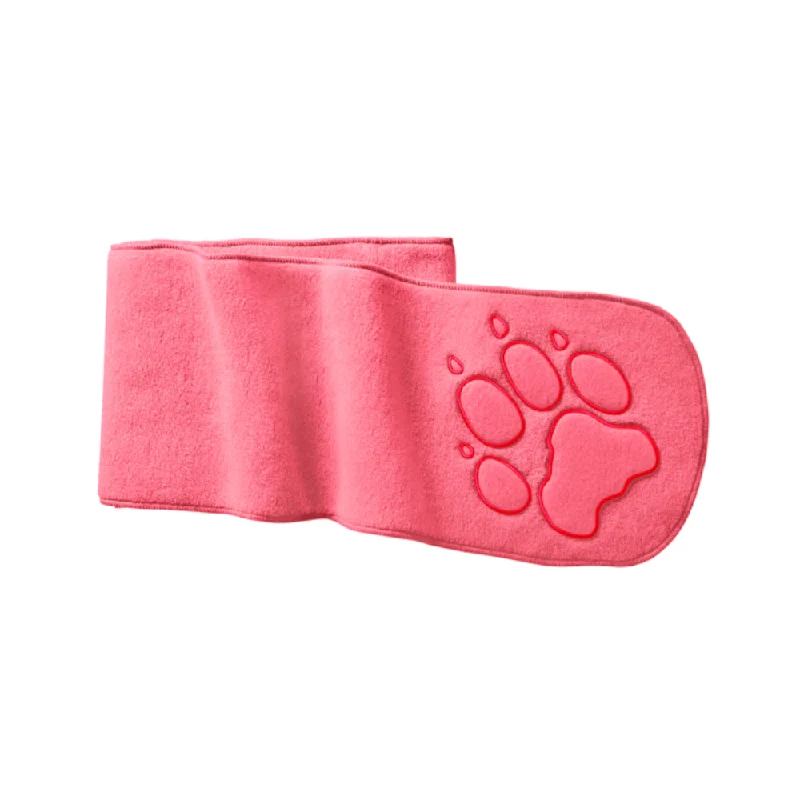 Jack Wolfskin Childrens/Kids Paw Print Fleece Scarf