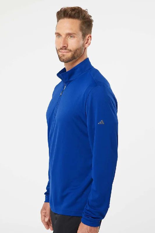 Adidas Mens UPF 50+ 1/4 Zip Sweatshirt - Collegiate Royal Blue - NEW