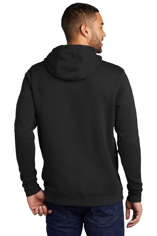 Nike Mens Club Fleece Hooded Sweatshirt Hoodie - Black