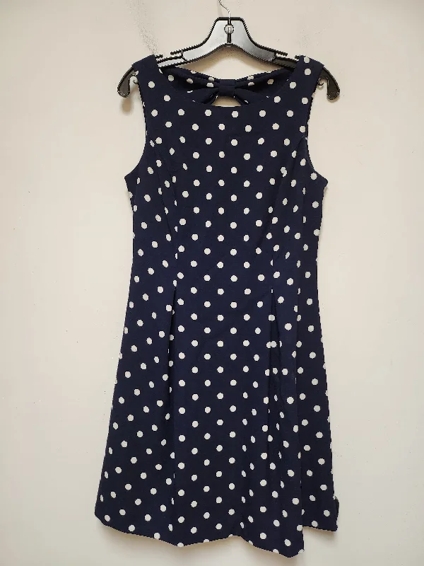 Dress Casual Short By Eliza J In Polkadot Pattern, Size: S