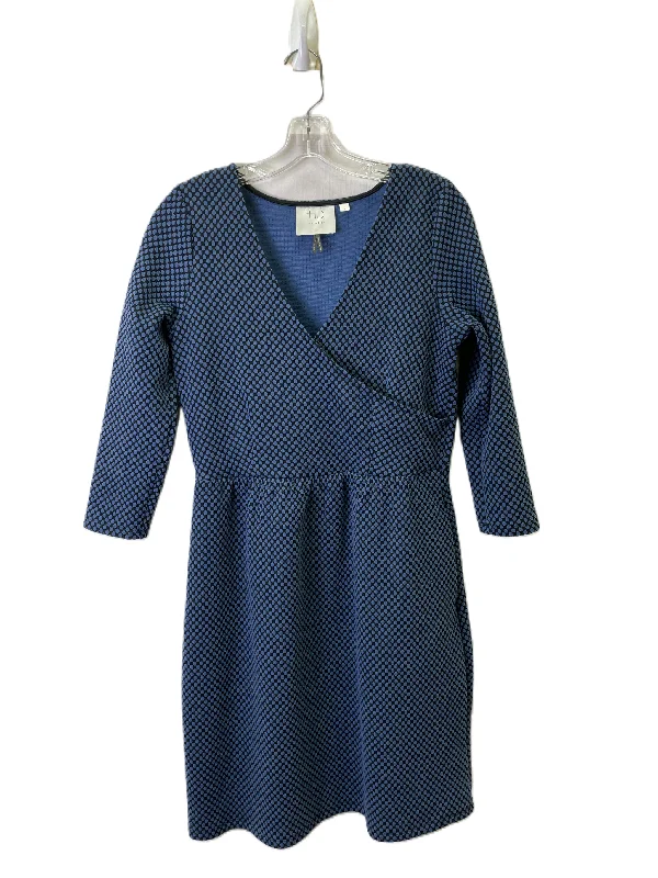 Dress Work By Hd In Paris In Black & Blue, Size: M