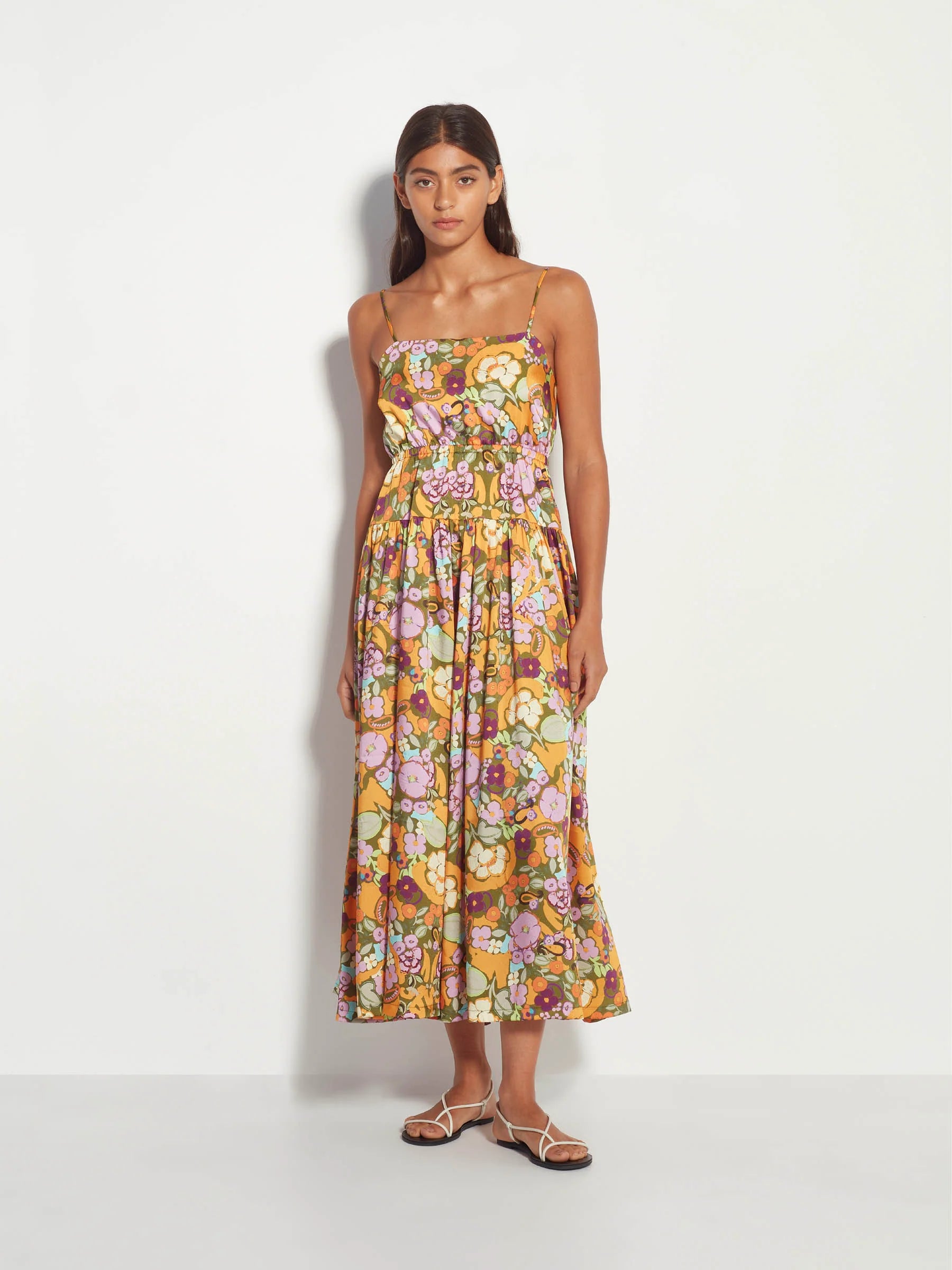 Juliette Hogan Georgia Dress Tigerlily Twill - Tropicana