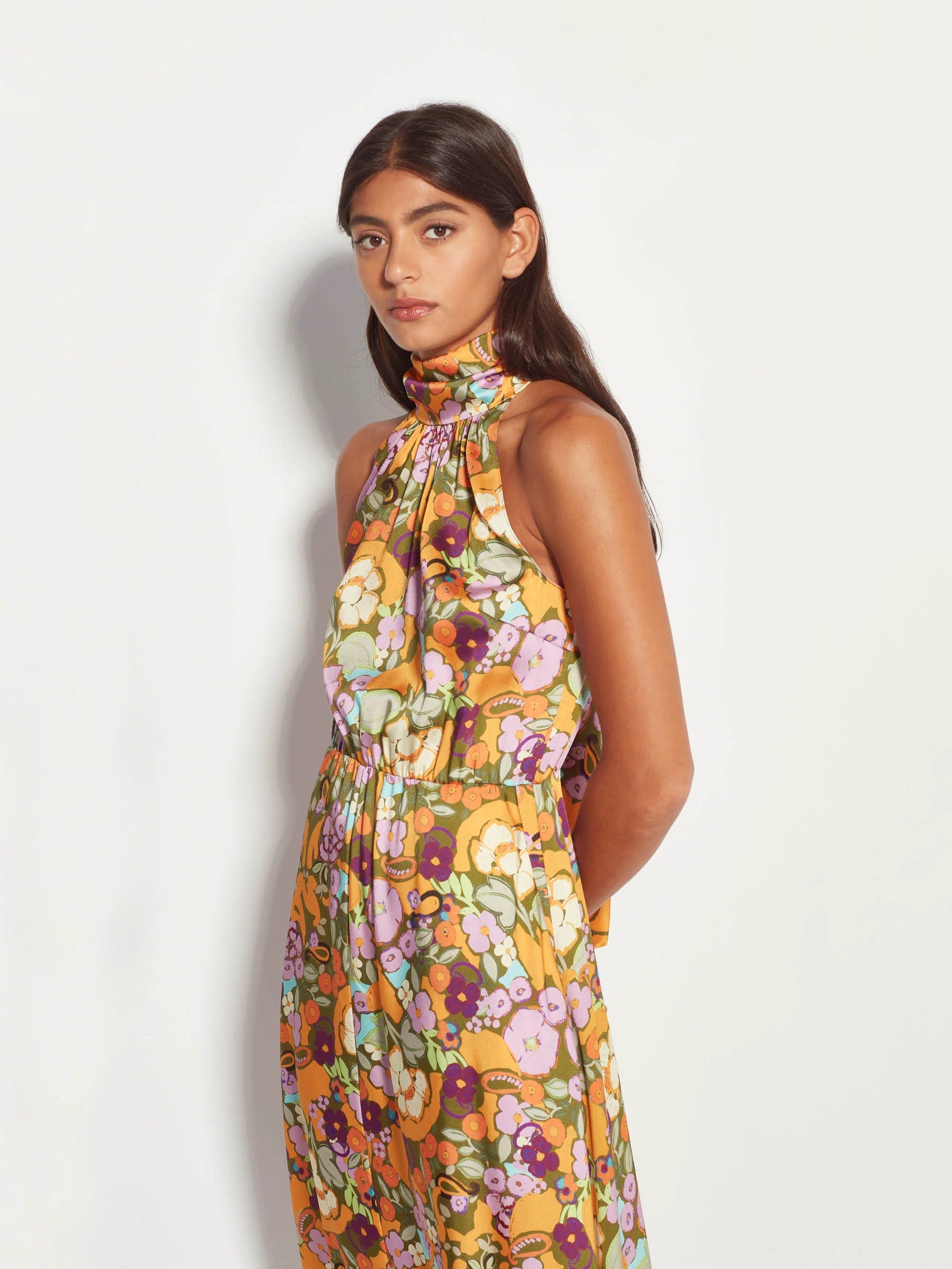 Juliette Hogan Hana Dress Tigerlily Twill - Tropicana